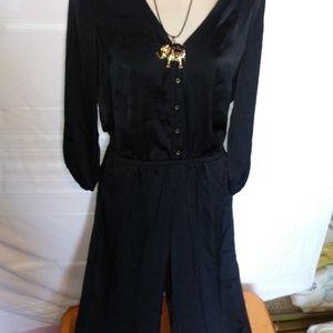 Forever 21 Black Polyester Jumpsuit Size M